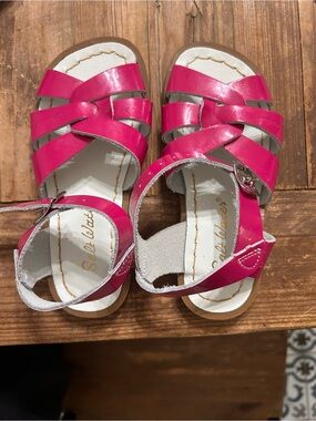 Salt Water Sandals by Hoy Hot Pink Girls' Strappy Sandals